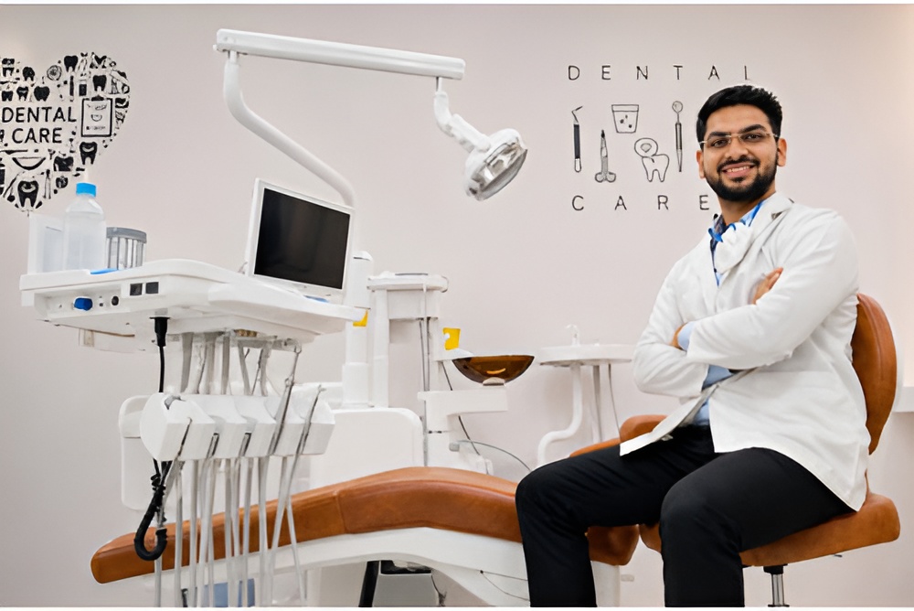 Professional dentist doctor